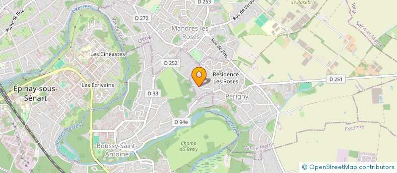 localisation de l'entreprise MADAME ANDREIA DOS SANTOS  PERIGNY