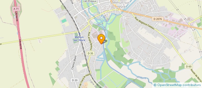 localisation de l'entreprise MADAME ANDREIA DOS SANTOS SILVA  VIERZON