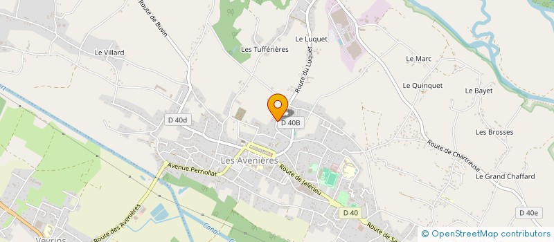 localisation de l'entreprise MADAME ANDREIA GERALDES LOPES  LES AVENIERES VEYRINS-THUELLIN