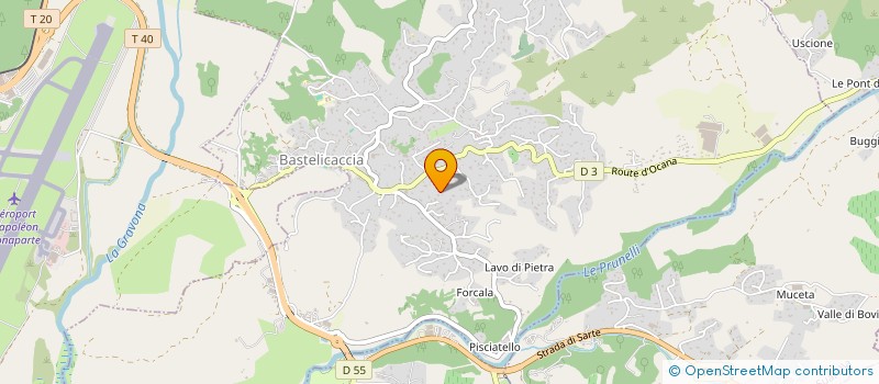 localisation de l'entreprise MADAME ANDREIA LAGE PEREIRA à BASTELICACCIA