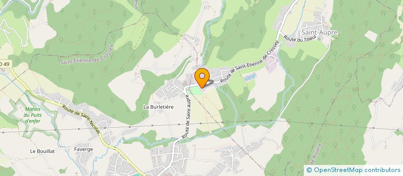 localisation de l'entreprise MADAME ANDREIA MAGALHAES FERNANDES FERREIRA  SAINT-AUPRE