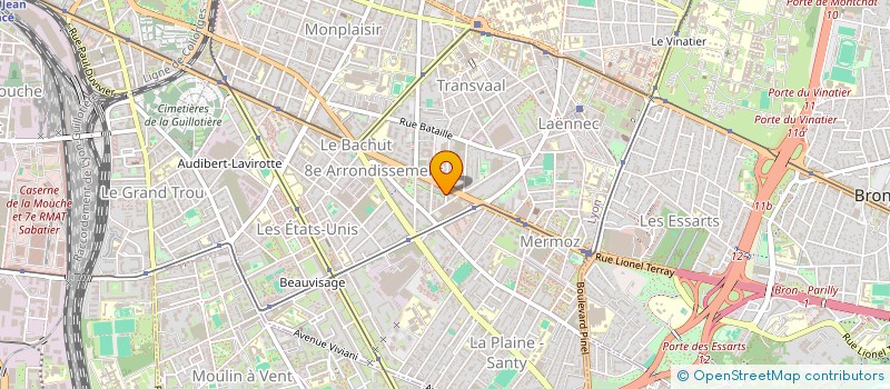 localisation de l'entreprise MADAME ANDREIA MARCOS ARAGAO  LYON