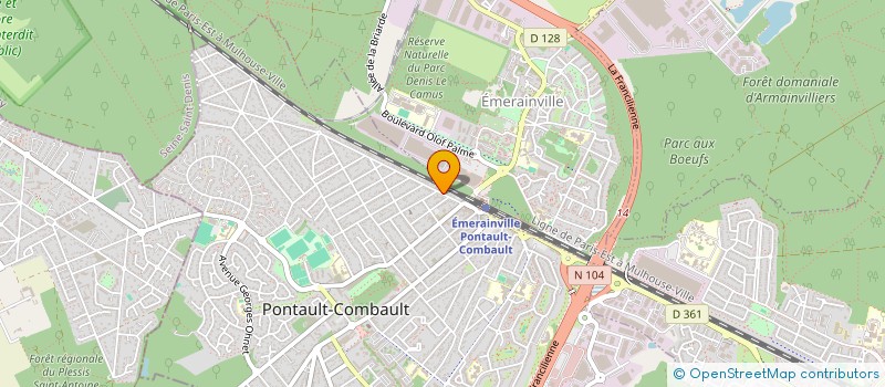 localisation de l'entreprise MADAME ANDREIA PEREIRA MACEDO à PONTAULT-COMBAULT