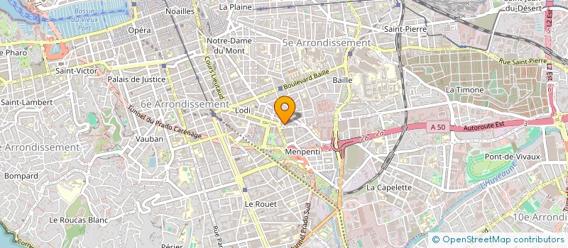 localisation de l'entreprise MADAME ANDREIA RIBEIRO MENDES à MARSEILLE