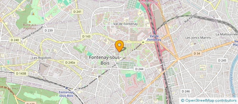 localisation de l'entreprise MADAME ANDREIA SOARES BRANDAO  FONTENAY-SOUS-BOIS