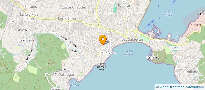 localisation de l'entreprise MADAME ANDREIA SOARES PINTO à LA SEYNE-SUR-MER