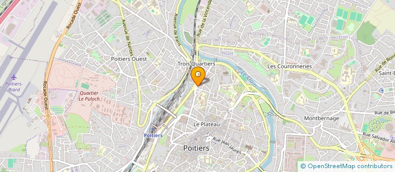 localisation de l'entreprise MADAME ANDREINA AGESILAS à POITIERS
