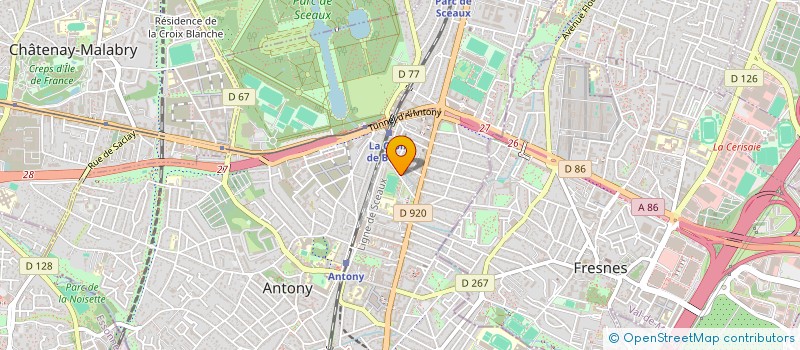 localisation de l'entreprise MADAME ANDREINA FELIX CARRANZA à ANTONY