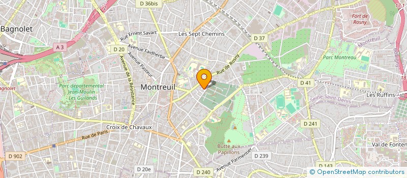 localisation de l'entreprise MADAME ANDREINA MUJICA à MONTREUIL
