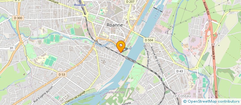 localisation de l'entreprise MADAME ANDREINA PAPINI à ROANNE