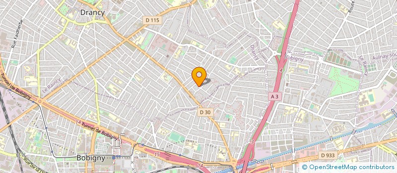 localisation de l'entreprise MADAME ANDRELITA BLANC à DRANCY