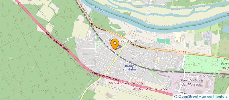 localisation de l'entreprise MADAME ANDREMENE HOMERE  ROSNY-SUR-SEINE