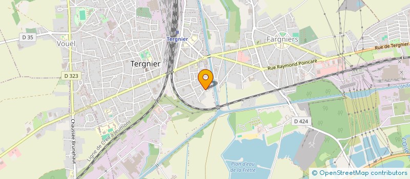 localisation de l'entreprise MADAME ANDRESH RASOARIMALALA  TERGNIER