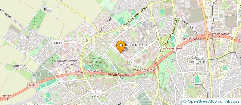 localisation de l'entreprise MADAME ANDRESINE POUSSIER à CAEN