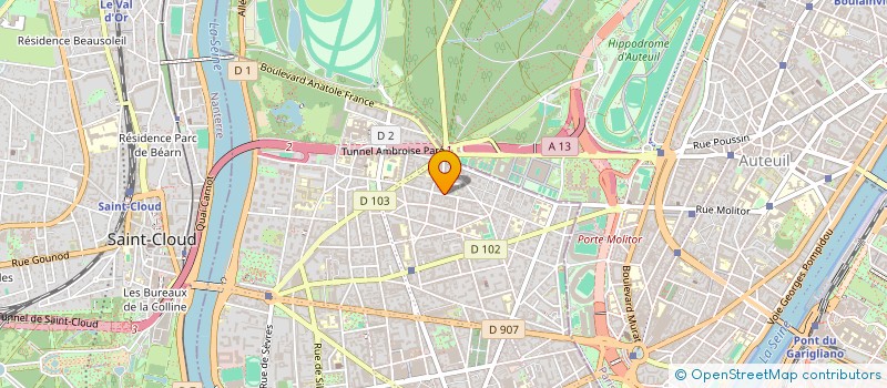 localisation de l'entreprise MADAME ANDRESS DAUPHOUD à BOULOGNE-BILLANCOURT