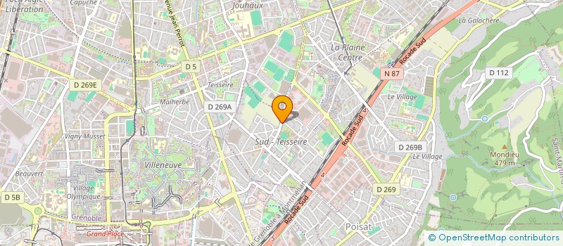 localisation de l'entreprise MADAME ANDRESSA CORSETTI SILVA à SAINT-MARTIN-D'HERES