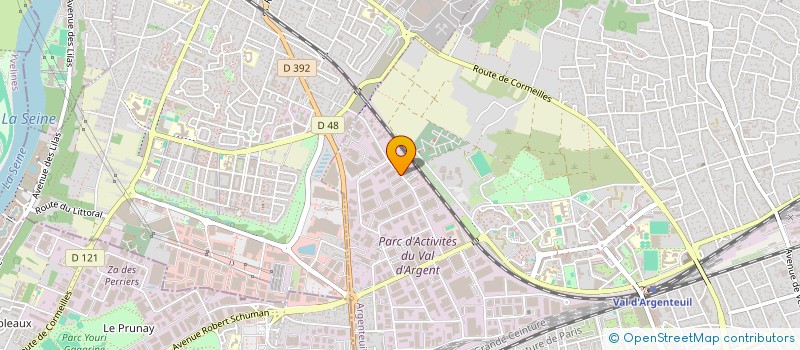 localisation de l'entreprise MADAME ANDRESSA LOPES DUQUES  ARGENTEUIL