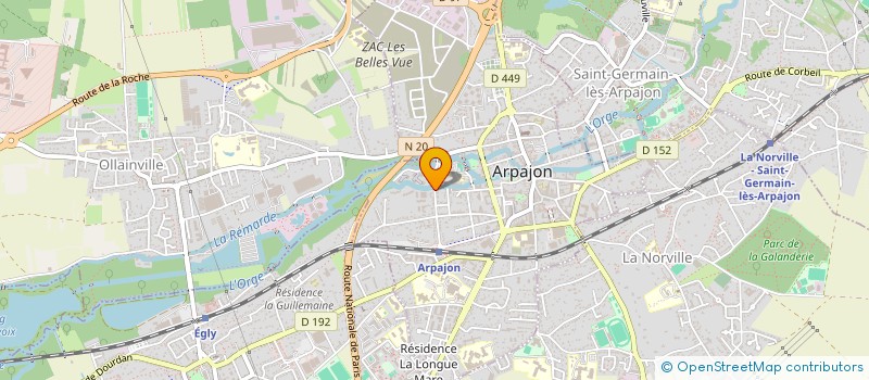 localisation de l'entreprise MADAME ANDREZA INCHAUSPE à ARPAJON