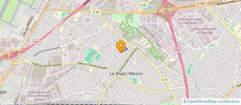 localisation de l'entreprise MADAME ANDRIANI XENITIDOU  LE BLANC-MESNIL