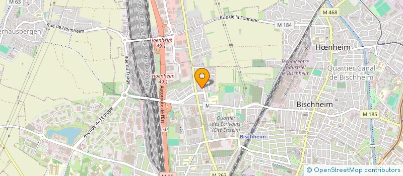 localisation de l'entreprise MADAME ANDRIANIRINA MIANGALY  BISCHHEIM