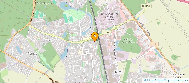 localisation de l'entreprise MADAME ANDRIANTIANA RAZAF  SAVIGNY-LE-TEMPLE