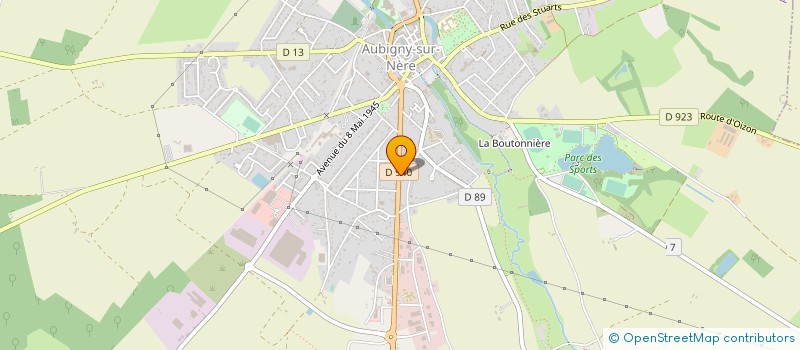 localisation de l'entreprise MADAME ANDRINE ANFRAY  AUBIGNY-SUR-NERE