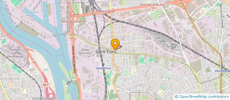 localisation de l'entreprise MADAME ANDRONICA COVACIU  SAINT-FONS