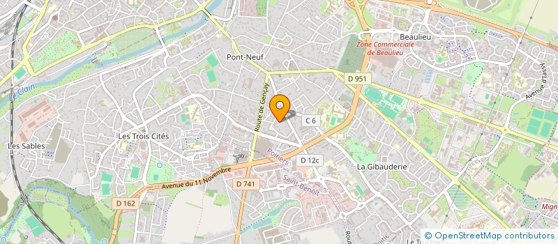 localisation de l'entreprise MADAME ANDRONICA COVACIU  POITIERS