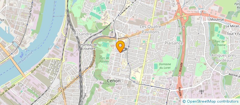 localisation de l'entreprise MADAME ANDRY RAZAFINDRATSIVA RANDRIANALISON  CENON