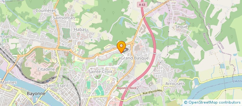 localisation de l'entreprise MADAME ANDY NGO MINYEMECK à BAYONNE