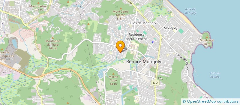 localisation de l'entreprise MADAME ANEILA LEON  REMIRE-MONTJOLY