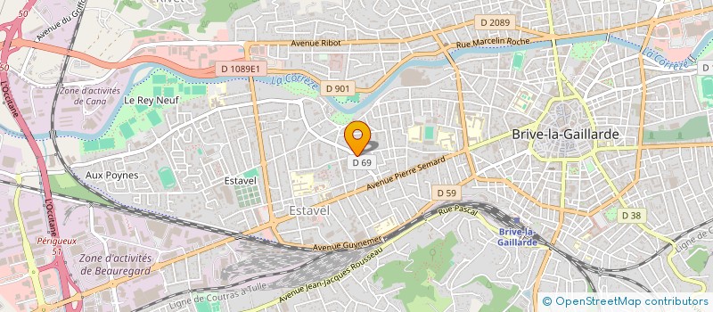 localisation de l'entreprise MADAME ANELI VELASCO LANDEAU à BRIVE-LA-GAILLARDE