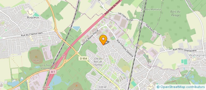 localisation de l'entreprise MADAME ANELISE VANDREPOTTE  LIBERCOURT