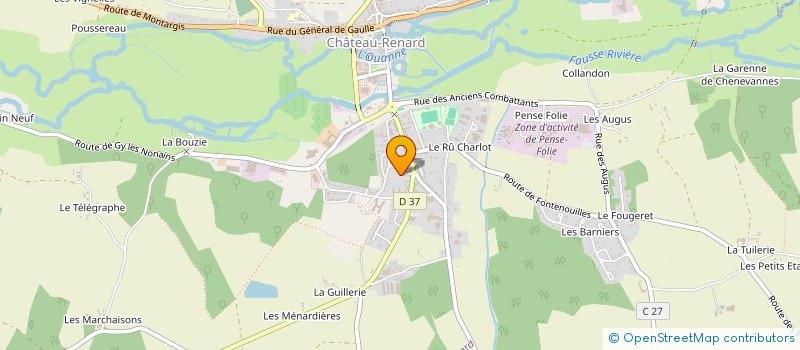 localisation de l'entreprise MADAME ANELLE DALLEGRAND à CHATEAU-RENARD