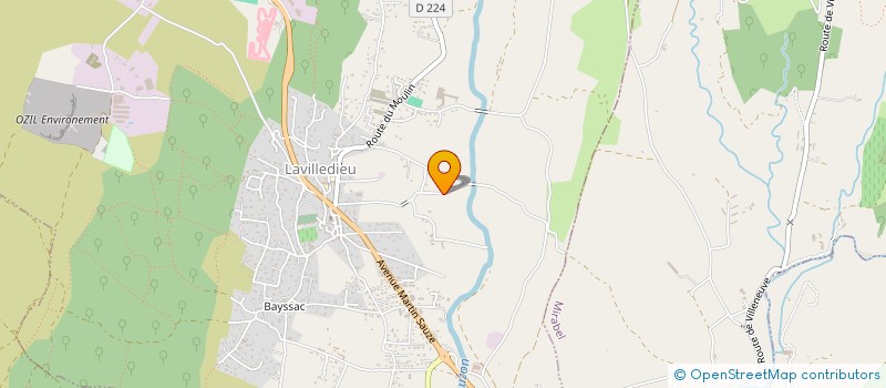 localisation de l'entreprise MADAME ANELYSE AUBE  LUSSAS