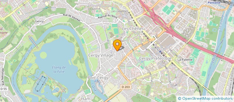 localisation de l'entreprise MADAME ANEMONE WEMBO  CERGY