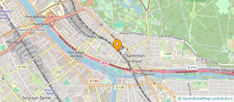 localisation de l'entreprise MADAME ANESSA KOUAH  CHARENTON-LE-PONT