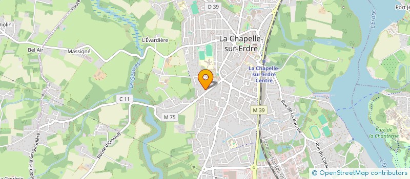 localisation de l'entreprise MADAME ANETA DYRO-VADEPIED  LA CHAPELLE-SUR-ERDRE