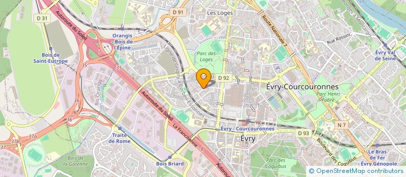 localisation de l'entreprise MADAME ANETA KUSNIERZ à EVRY-COURCOURONNES
