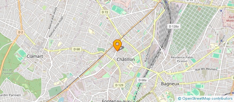localisation de l'entreprise MADAME ANETA LELITO à CHATILLON