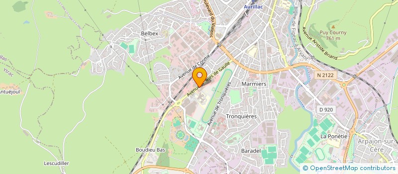 localisation de l'entreprise MADAME ANETA SZMYTKOWSKA à AURILLAC