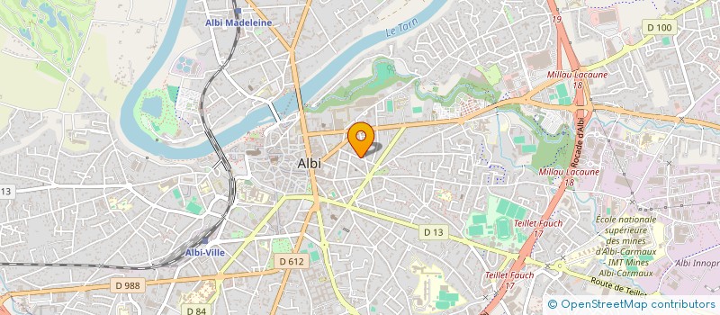 localisation de l'entreprise MADAME ANETT BAHR à ALBI