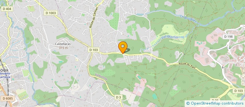 localisation de l'entreprise MADAME ANETTE DURR  VALBONNE