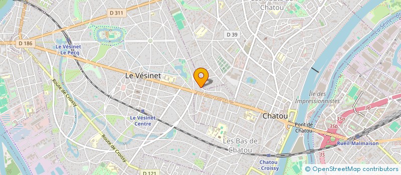 localisation de l'entreprise MADAME ANETTE TRULSSON  LE VESINET