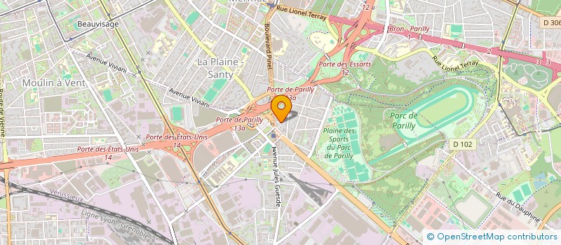 localisation de l'entreprise MADAME ANFIFA MOHAMED ALI HASSANI  VENISSIEUX