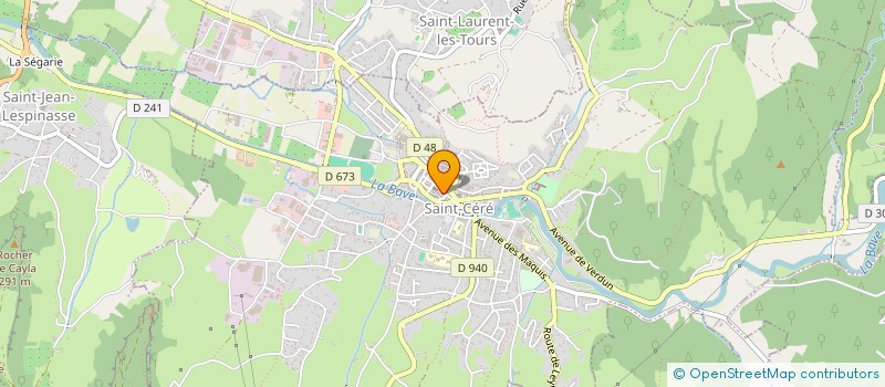 localisation de l'entreprise MADAME ANGBOMAN NIAMKE  SAINT-CERE