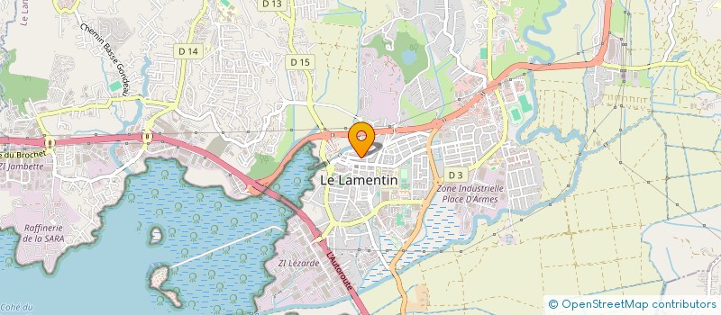 localisation de l'entreprise MADAME ANGDIE SAINT LEGER  LE LAMENTIN