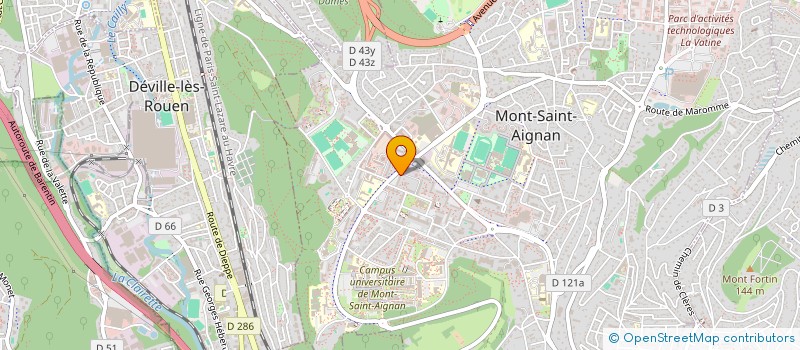 localisation de l'entreprise MADAME ANGE BASSOUAMINA-RUTTENS  MONT-SAINT-AIGNAN