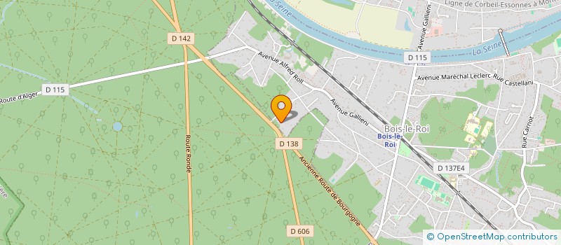 localisation de l'entreprise MADAME ANGE BERNIER  BOIS-LE-ROI