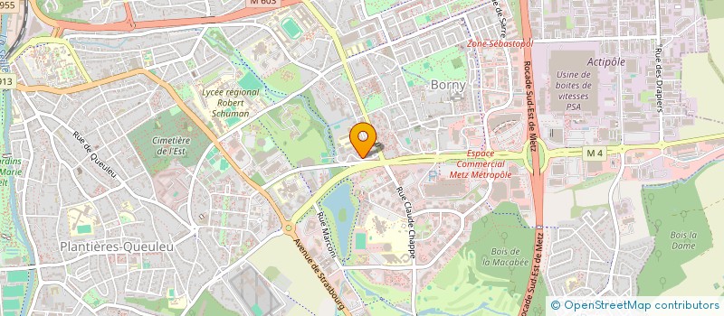 localisation de l'entreprise MADAME ANGE DEO ANGE  METZ